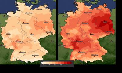 Waldbrandindex für Deutschland